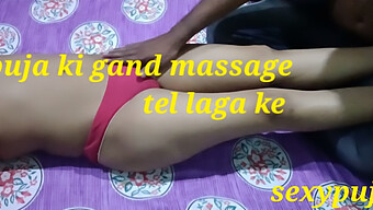 Massage Gợi Cảm Dẫn Đến Tình Dục Đam Mê Với Một Người Phụ Nữ Ấn Độ