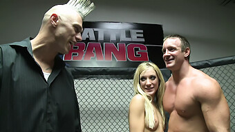 Victorious Wrestler T J Cummings Enjoys Fucking Young Blonde Amy Brooke And Ejaculates On Her Face.