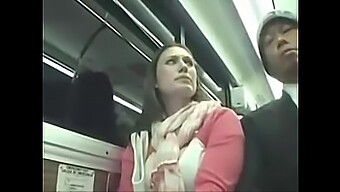 Big-Breasted Woman'S Inappropriate Touch On Train