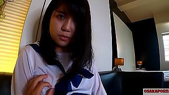 Personal Photos Of Cute 18-Year-Old Asian Girl, Ahegao Face, And Small-Breasted Solo Masturbation With Orgasm.