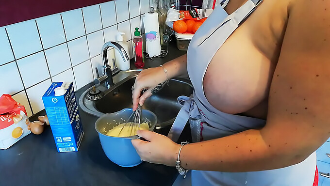 Sizzling European Couple Heats Up The Kitchen In Steamy Video