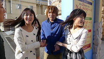 Japanese Beauty Kotomi Asakura Enjoys A Threesome With Two Lucky Friends