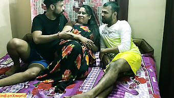 Un Trio Senzational Indian Cu O Milf Seducatoare Si Doi Masculi Dornici.