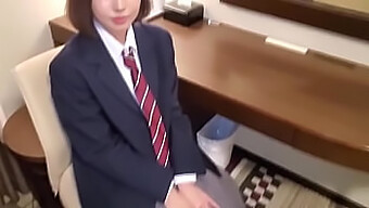 Secretly Naughty Japanese College Girl Craves For Taboo Activities In Dorm