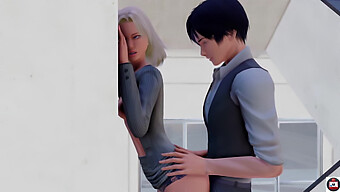 Hallway Sex Captured In High-Definition 60 Fps