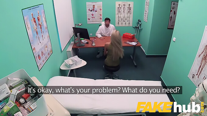 Fake Hospital Visit Leads To A Czech Blonde Giving A Doctor A Handjob