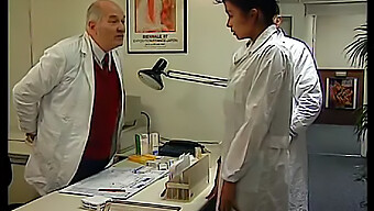 French Doctor With Large Breasts Performs Retro Hardcore Anal Sex