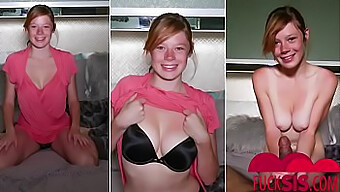 Les Compétences Orales De La Rousse Mia Collins Brillent Dans Une Vidéo Amateur