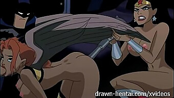 Petualangan Hentai Panas Megan Dalam Kartun Superhero