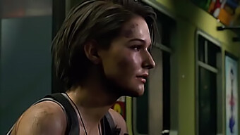 Die Leidenschaft Von Jill Valentine Für Große Penisse In Der 3d-Animation