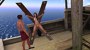 جس در صحنه جنسی Bdsm در Surrender Cove