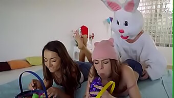 Délice De Pâques: La Surprise Éjaculation Interne De Bunny